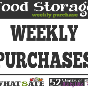 Food Storage Items digital curriculum sample page for homeschool — A to Z for Moms Like Me