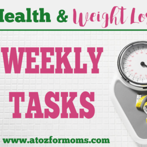 Health & Weight Loss Goals digital curriculum sample page for homeschool — A to Z for Moms Like Me