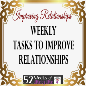 Improving Relationships Weekly digital curriculum sample page for homeschool — A to Z for Moms Like Me