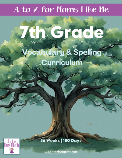 Seventh Grade Vocabulary & Spelling Words