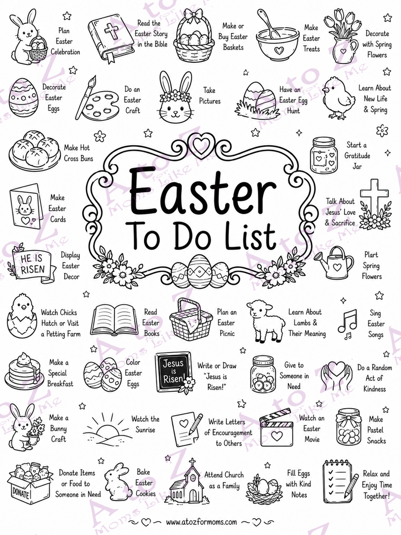 Easter To-Do List Poster