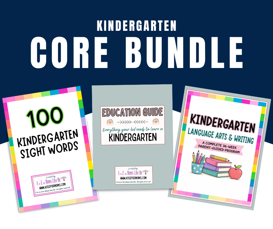 Kindergarten Core Bundle