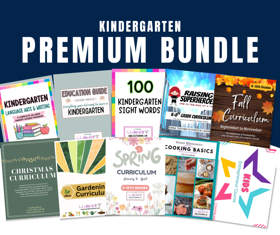 Kindergarten Premium Bundle
