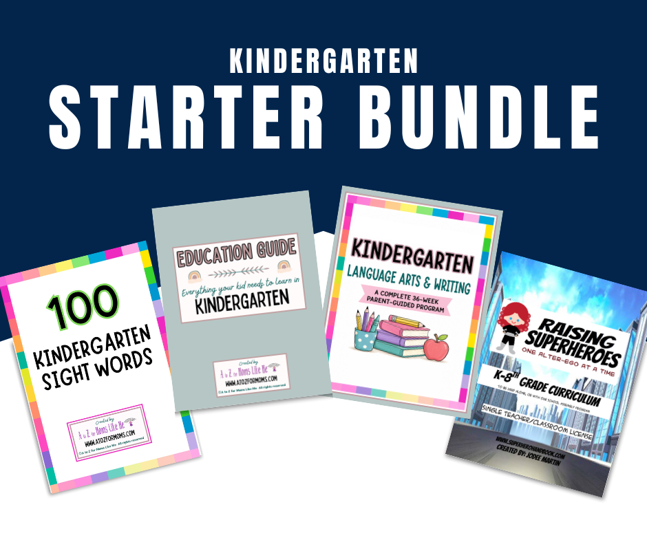 Kindergarten Starter Bundle