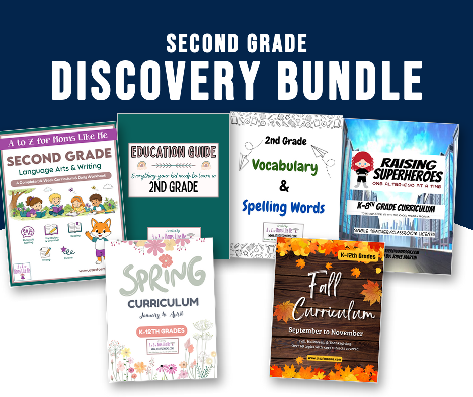 Second Grade Discovery Bundle: Starter Bundle plus Spring and Fall curricula